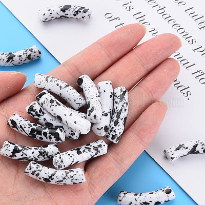 Непрозрачные акриловые бусины MACR-S372-002F-B04-1