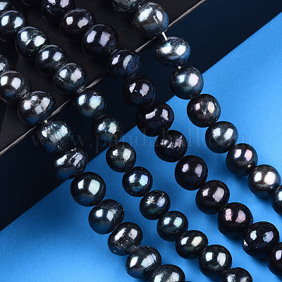 Нити из натурального культивированного пресноводного жемчуга PEAR-N013-07G-1