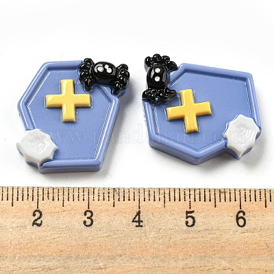 Кабошоны из непрозрачной смолы для Хэллоуина CRES-H002-02D-1