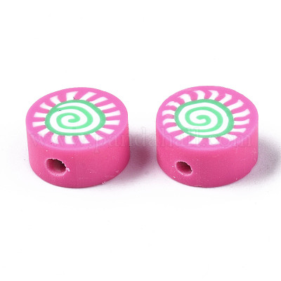 Бусины из полимерной глины  CLAY-N008-037G-1