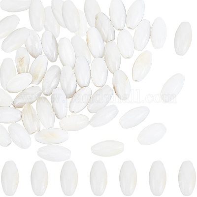 100 шт. окрашенные натуральные бусины из ракушек BSHE-SC0001-14-1