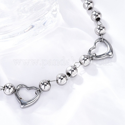 201 браслет из звеньев цепи из нержавеющей стали BJEW-B078-172P-1