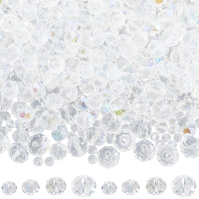 8 нить 4 стилей гальванические стеклянные бусины нити EGLA-LT0001-06D-1