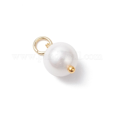 Круглые подвески из ракушечного жемчуга PALLOY-JF04476-01-1