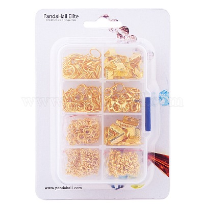 Прямоугольник 1box заключений ювелирных изделий 20pcs сплава когтя омара застежками FIND-PH0002-01G-B-1