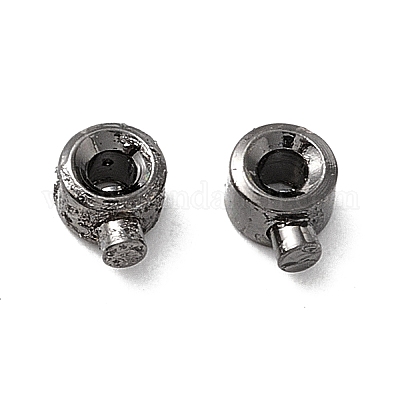 Perline ondulato in Ottone&nbsp;KK-E280-01B-1