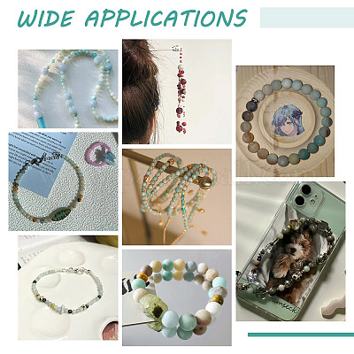 Натуральный матовый цветок амазонит круглые бусины G-NB0005-34C-1