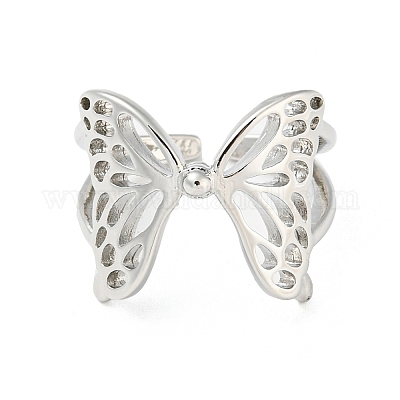 Латунные открытые кольца манжеты RJEW-I100-02P-1