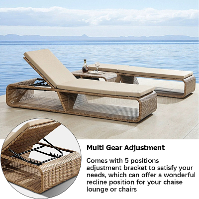 Пластиковые регулировочные кронштейны для шезлонга&nbsp;AJEW-WH0348-16B-1