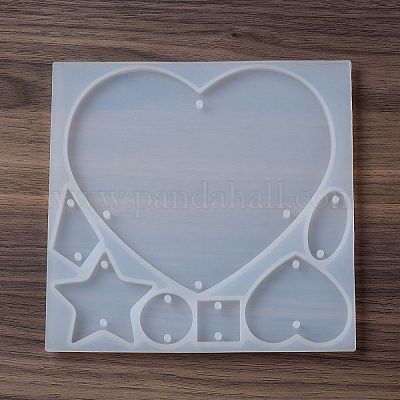 Heart Silicone Molds 6 Cavity Valentine Heart Soap Mold 3D Epoxy