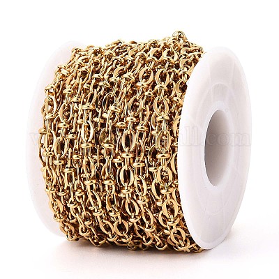 Текстурированные овальные звенья цепей из нержавеющей стали 304 CHS-N005-06G-G-1