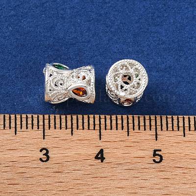 Латунные микропаве из прозрачного кубического циркония KK-S389-18S-1