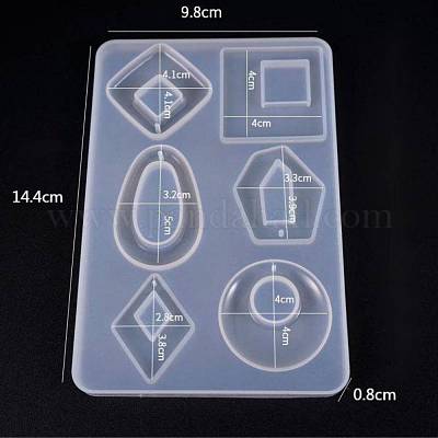 4cm Square Plastic Mold, Resin Mold, Supplies Mould, UV Epoxy, Chocolate  Soap Candle Wax, 1.5 Inches, 1.5 Square, Jewelry Making Moulds 