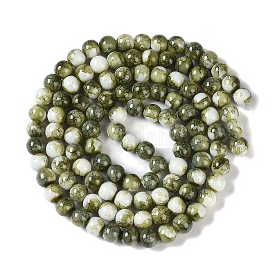 Краска для выпечки стеклянные бусины GLAA-H031-01B-14-1