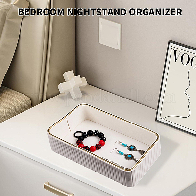 Ящики для хранения из искусственной кожи без крышки AJEW-WH20068-003A-1