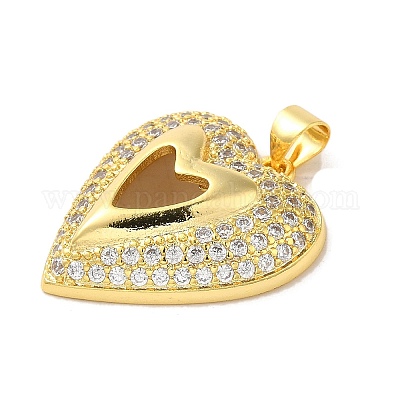 Подвески из латуни с микро паве ко Дню матери FIND-Z041-20L-1