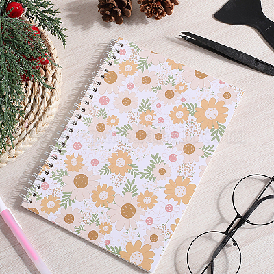 Блокнот для сбора наклеек формата А5 с отрывными листами на спирали AJEW-CP0007-84G-1