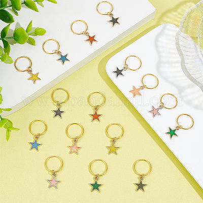 Сплав эмали дреды бусины&nbsp;HJEW-AB00146-1