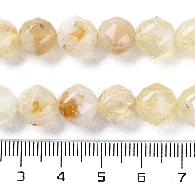 Природный цитрин бисер нитей G-NH0021-A16-02-1