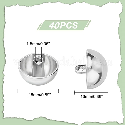 40 шт. пуговицы из сплава BUTT-UN0001-08-1