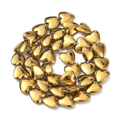 Гальванические нити из синтетических немагнитных гематитовых бусин G-C024-04B-1