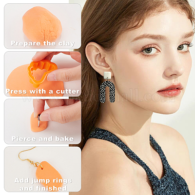 Набор прессованных форм из пластиковой глины TOOL-WH0125-72-1