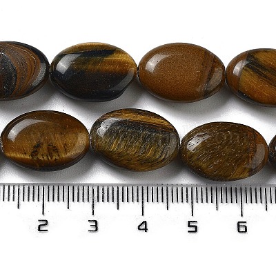 Природных тигровый глаз бисер нитей G-P528-M09-01-1