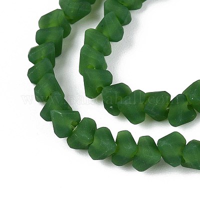 Нити из матовых непрозрачных стеклянных бусин GLAA-N017-4mm-17-1