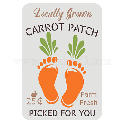 Carrot Patch| Reverse Canvas| Easter Sign | Farmhouse Easter Decor | Spring  Home Decor| Carrot patch