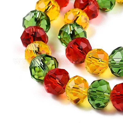 Прозрачные стеклянные бусины GLAA-T023-08C-1