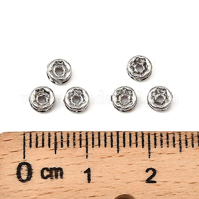 Стойка покрытие латунь кристалл горный хрусталь рондель космические бусины RB-D303-P-1