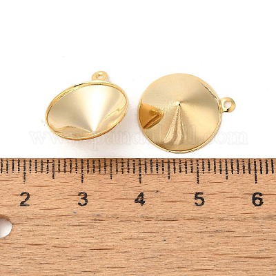 Ионное покрытие (ip) 304 нержавеющая сталь подвеска заостренная задняя часть со стразами STAS-U025-05E-G-1