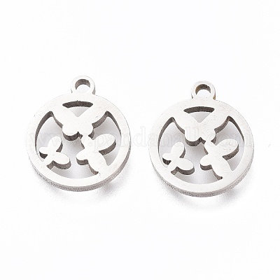 Не тускнеющие подвески из нержавеющей стали 201 STAS-A047-15P-1