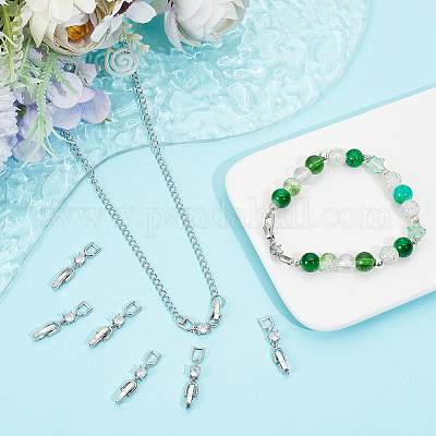 10шт латунь с фианитами ZIRC-BBC0002-67P-1