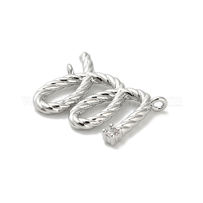 Латунные микро проложить кубического циркония подвески KK-F915-07P-1