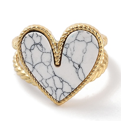 Ионное покрытие (IP) кольцо из нержавеющей стали 304 RJEW-B059-08G-1