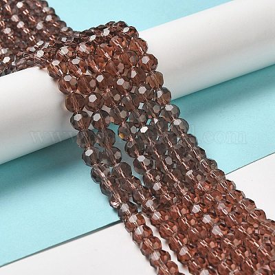 Прозрачные стеклянные бусины EGLA-A035-T8mm-D13-1