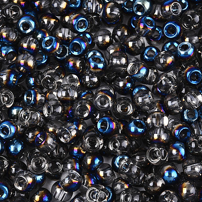 6/0 полупокрытая стеклянная бусина SEED-N008-04C-1