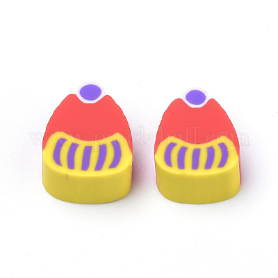 Кабошоны из полимерной глины ручной работы CLAY-Q244-06-1