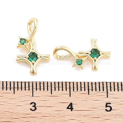 Латунь с подвесками из фианита KK-P271-34G-1