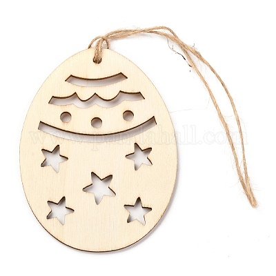 Сделай сам в форме яйца ручной работы выдалбливают граффити из дерева WOOD-G007-01D-1