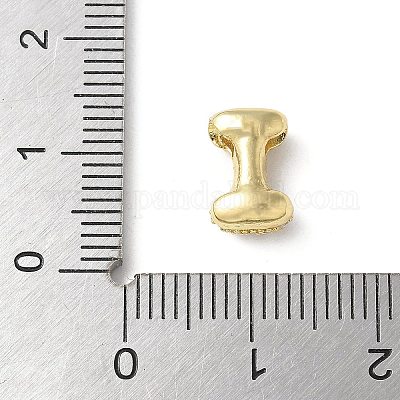 Латунные микро проложить кубического циркония бусы X-KK-P290-61G-I-1