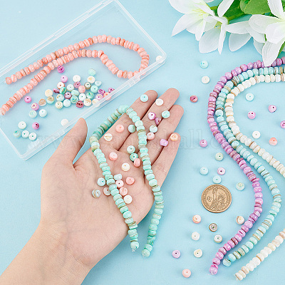 5 нить 5 цвета натуральные пресноводные ракушки нити бусины SHEL-PH0001-52-1