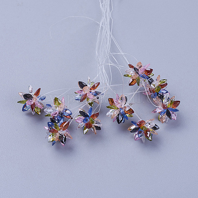 Стеклянные бусины тканые EGLA-L014-21E-1