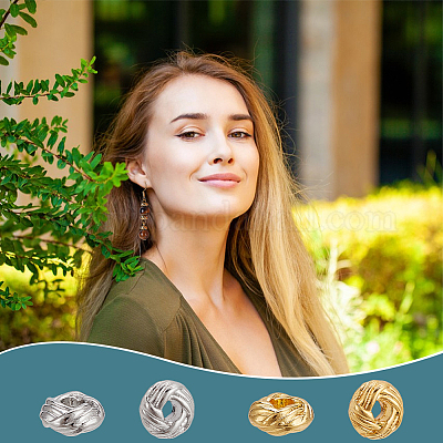 100шт 2 цвета латунные бусины FIND-PH0021-71B-1