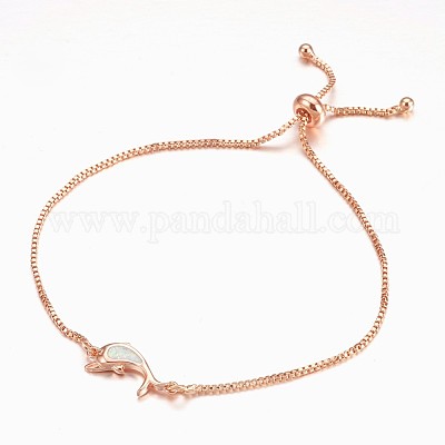 Регулируемые латунные браслеты Боло BJEW-K204-01-RG-1