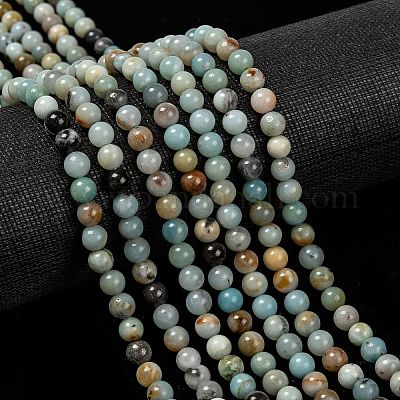 Натуральный цветок амазонитовые бусины X-Z26N5018-1