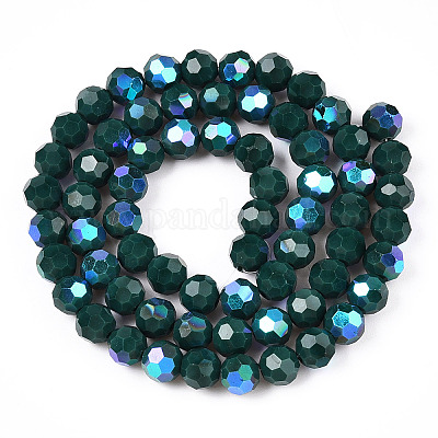 Непрозрачное стекло бисер нитей EGLA-A035-P8mm-L23-1