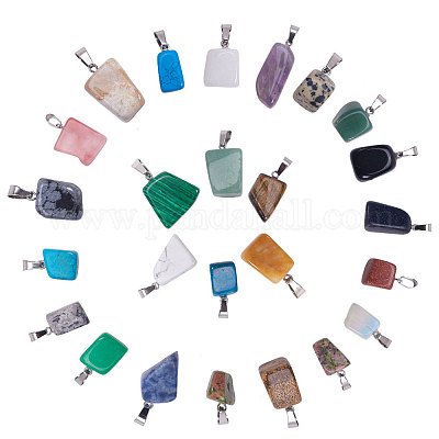 Природные и синтетические смешанные каменные подвески G-SC0001-02P-1