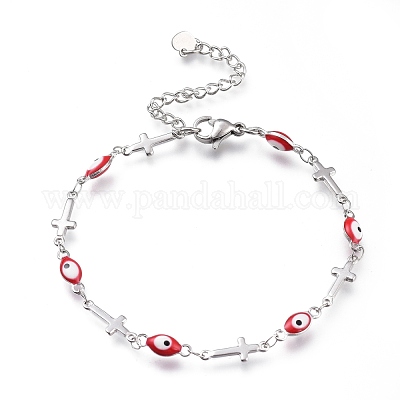 Браслеты из нержавеющей стали 304 BJEW-M203-06P-B-1